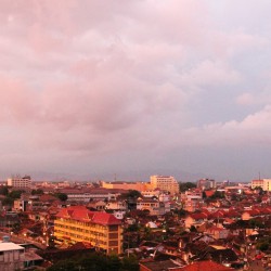 yogyakarta sonnenuntergang