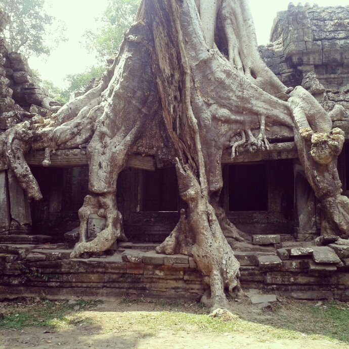 Angkor: der letzte Tag (nicht mit dem Fahrrad)