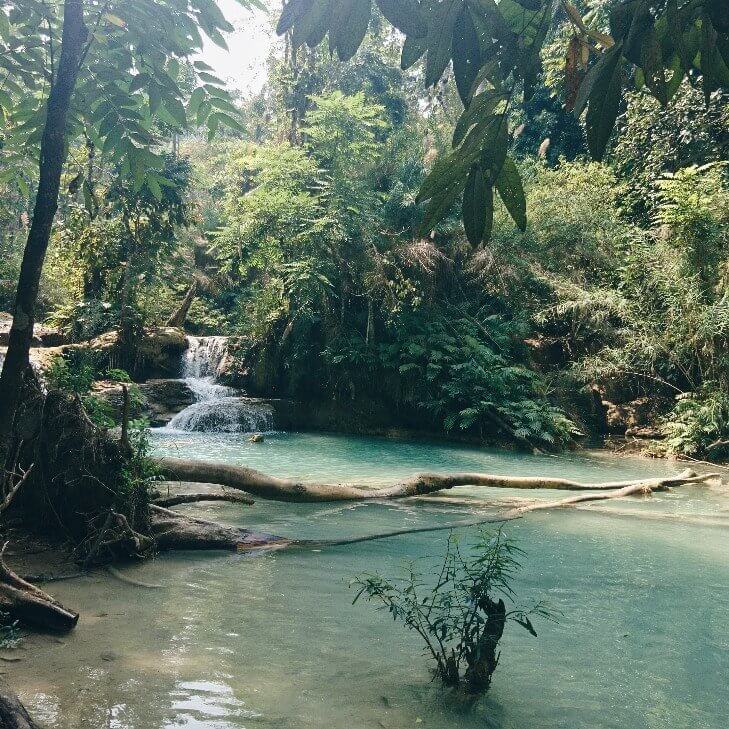 Wasserfall in Laos